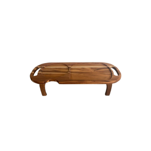 Tábua de Servir com Encaixe para Suqueira - Madeira de Teca 14x57x24cm