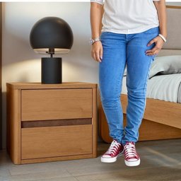 Quarto Infantil com 2 Camas Solteiro Loop e 1 Mesa de Cabeceira Leder - 19