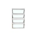 Ver imagem 1 de Vitro Basculante 80 X 40 Alumínio Branco Vidro Liso