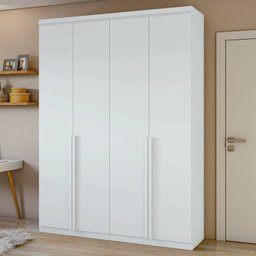 Quarto Infantil com Guarda-roupa Solteiro 4 Portas 2 Gavetas Alonzo e Cama Solteiro Athenas - 10