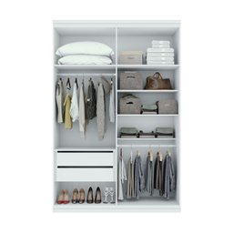 Quarto Infantil com Guarda-roupa Solteiro 4 Portas 2 Gavetas Alonzo e Cama Solteiro Athenas - 18