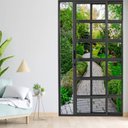 Ver imagem 1 de Porta Travessa de Correr 2 Folhas 210 x 120cm Linha 25 Preto Esquadrias Bergamo