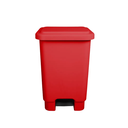 Ver imagem 1 de Lixeira 50l Retangular C/ Pedal Vermelho Lar Plasticos 13248
