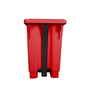 Ver imagem 2 de Lixeira 50l Retangular C/ Pedal Vermelho Lar Plasticos 13248