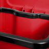 Lixeira 50l Retangular C/ Pedal Vermelho Lar Plasticos 13248 - 4