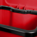Ver imagem 4 de Lixeira 50l Retangular C/ Pedal Vermelho Lar Plasticos 13248
