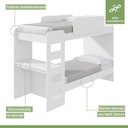 Ver mais imagens de Quarto Infantil com Beliche Olga Cômoda e Criado Baião e Guarda-roupa Alonzo