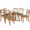 Ver imagem 4 de Mesa 160 cm Kappesberg Gardeni, Tampo MDF e Vidro