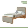 Quarto Infantil com 2 Camas Solteiro Loop Tecido Boucle e Mesa de Cabeceira 2 Gavetas Loop - 6