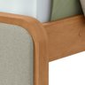 Quarto Infantil com 2 Camas Solteiro Loop Tecido Boucle e Mesa de Cabeceira 2 Gavetas Loop - 11