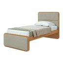 Ver imagem 4 de Quarto Infantil com 2 Camas Solteiro Loop Tecido Boucle e Mesa de Cabeceira 2 Gavetas Loop