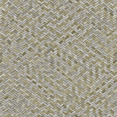Papel de Parede Natural Colors Textura Palha Trama Fendi Acizentado