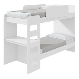 Quarto Infantil Beliche Olga com Cômoda e Mesa de Cabeceira Baião - 4