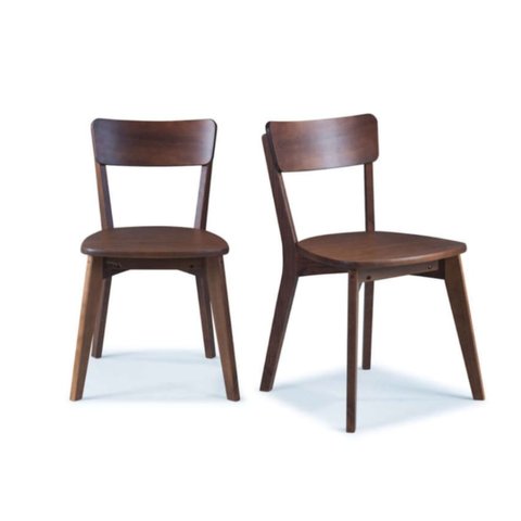 Kit 2 Cadeiras de Madeira Maciça Coleção Scandian