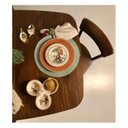 Ver imagem 3 de Kit 2 Cadeiras de Madeira Maciça Coleção Scandian Marrom/Amendoado