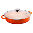 Ver imagem 1 de Caçarola Antiaderente Hercules 30cm Laranja 3,8l Pa900-30l