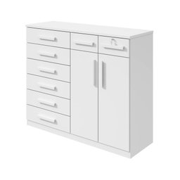 Quarto Infantil com Cama Solteiro Athenas e Cômoda 8 Gavetas 2 Portas Toronto - 17