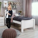 Ver mais imagens de Kit Quarto Infantil com Cama de Solteiro e Cômoda 8 Gavetas 2 Portas Branco