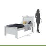 Quarto Infantil com 2 Camas Solteiro Athenas Plus e Mesa de Cabeceira 3 Gavetas Maggiore New - 9