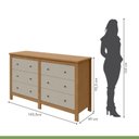 Ver imagem 4 de  Quarto Infantil com 2 Camas de Solteiro Loop e 1 Cômoda Maggiore