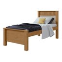 Ver imagem 6 de Kit Quarto Infantil 3 Peças com 2 Camas Solteiro e Mesa de Cabeceira Athenas Maggiore Amêndoa Clean