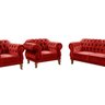 Conjunto Sofá Duquesa Chesterfield 2 Lugares e 2 Poltronas - 2