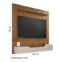 Ver imagem 2 de Painel para TV até 60 Polegadas 02 Portas Milão 160cm Cedro Off White Casa D