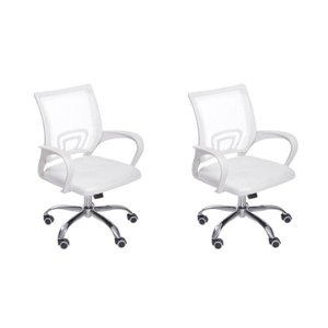 Kit 2 Cadeiras para Escritório Diretor Tela Mesh com Relax Tok 3310