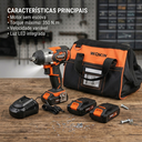 Ver imagem 5 de Chave de Impacto sem Escovas de Lons de Litio 20v Wokin Tools