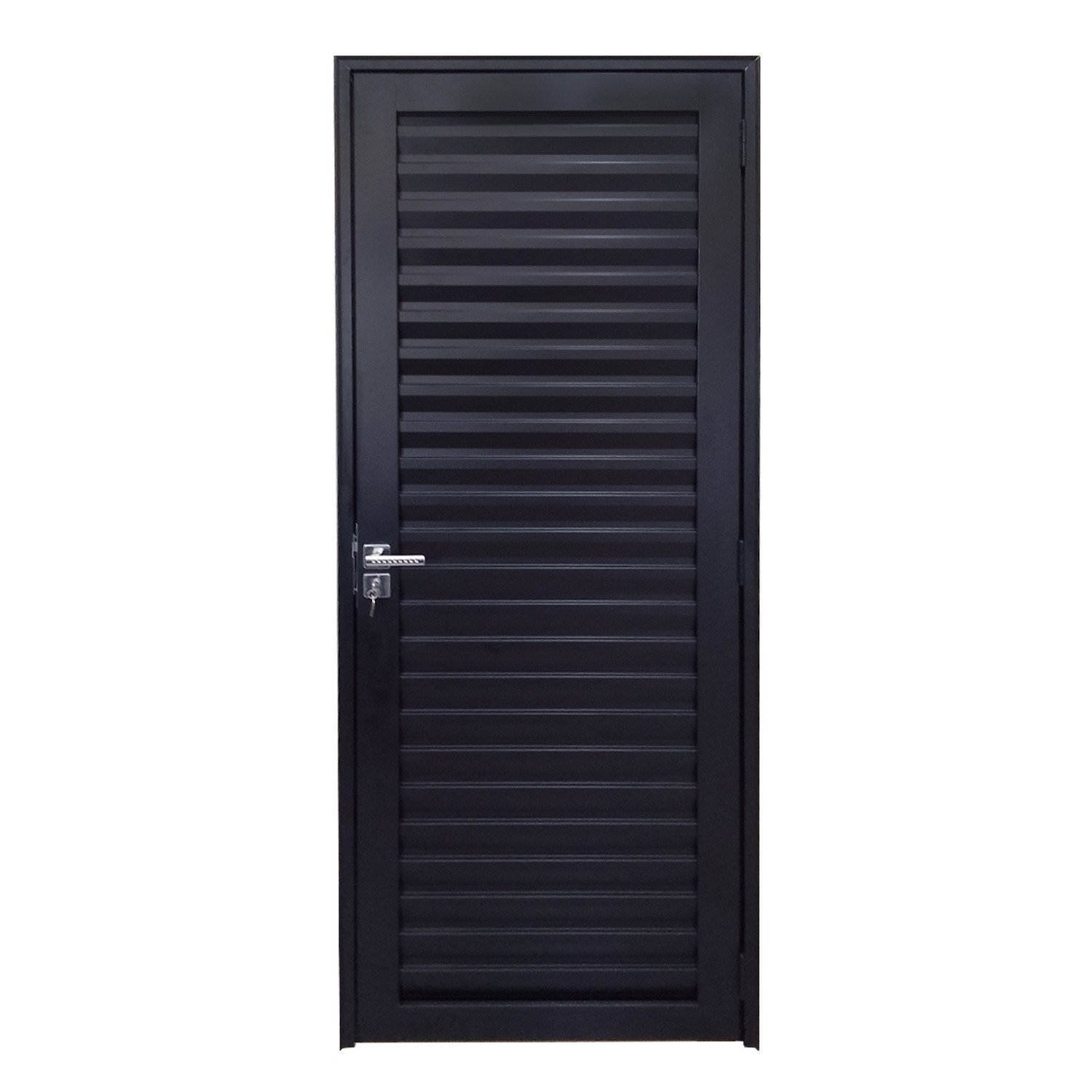 Porta Palheta Maçaneta Premium de Alumínio 210 X 90cm Linha 30 Lado Direito - 2