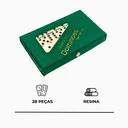 Ver mais imagens de Dominó de Osso Profissional Conjunto com 28 Peças Exclusiva