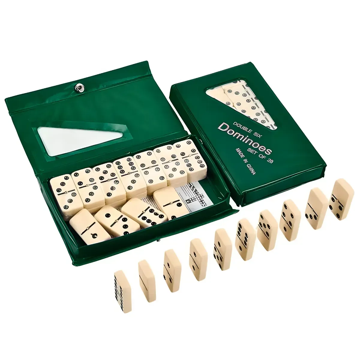 Dominó de Osso Profissional Conjunto com 28 Peças Exclusiva - 2