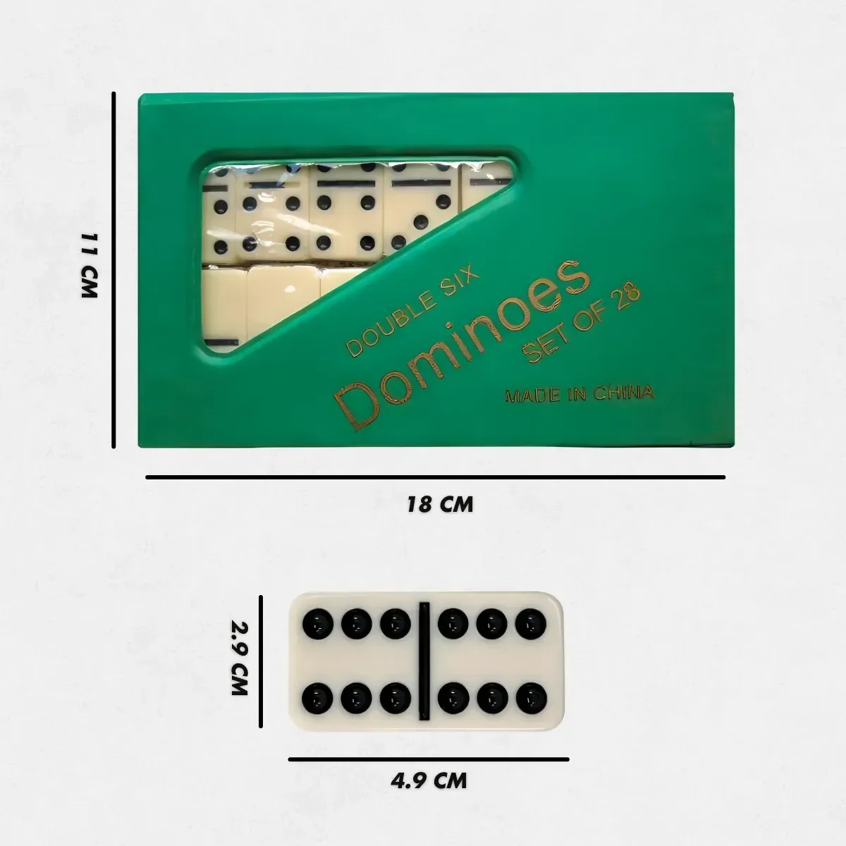 Ver imagem 7 de Dominó de Osso Profissional Conjunto com 28 Peças Exclusiva