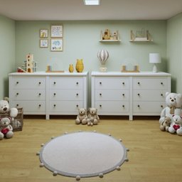 Quarto Infantil com 2 Cômodas 6 Gavetas Maggiore New - 1