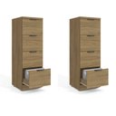 Ver imagem 1 de Kit 2 Gaveteiros Arquivo 4 Gavetas Itapuã