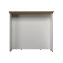 Ver imagem 5 de Bancada Ilha 120cm Cozinha Sevilha Branco/Ártico/Carvalho Nature