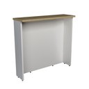 Ver imagem 3 de Bancada Ilha 120cm Cozinha Sevilha Branco/Ártico/Carvalho Nature