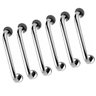 Alça de Apoio Barra Inox 40cm Kit 6 Unidades Acessibilidade Deficiente Cadeirante Banheiro Idoso Seg - 1