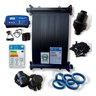 35 Placas Coletoras 3mt - Aquecimento Solar Piscinas - 31,5m² / 44.000 Litros - Kit Completo - 1