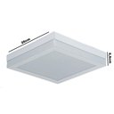 Ver imagem 2 de Plafon Catar Sobrepor 16w Branco 26x26 Tualux