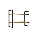 Ver imagem 2 de Prateleira Decorativa Quarto Bebê Industrial LI008 Canela/Preto - Kappesberg