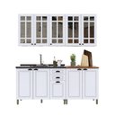 Ver imagem 3 de Cozinha Americana Modulada 4 Peças com Vidro Reflecta Paris