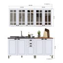 Ver imagem 4 de Cozinha Americana Modulada 4 Peças com Vidro Reflecta Paris
