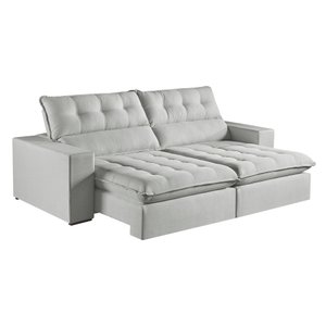 Sofá Retrátil e Reclinável Oregon 2,30 M Veludo