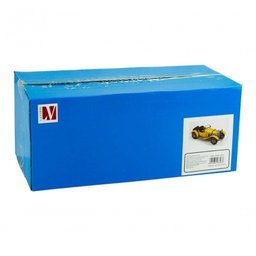 Carro Esportivo Amarelo 12,5x13x31cm Estilo Retrô - Vintage - 2