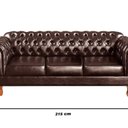 Ver imagem 3 de Conjunto Sofá Duquesa Chesterfield 3 Lugares + 2 Poltronas