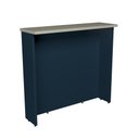 Ver imagem 3 de Bancada Ilha 120cm 100% MDF Cozinha Sevilha Azul/Órion/Cinza Argila