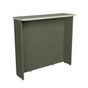 Ver imagem 3 de Bancada Ilha 120cm 100% MDF Cozinha Sevilha Verde/Hill/Cinza Argila