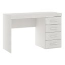 Ver imagem 3 de Mesa Escritório 4 Gavetas Mdp 120x75x,5x46,5cm Branco 0711