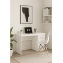 Ver imagem 2 de Mesa Escritório 4 Gavetas Mdp 120x75x,5x46,5cm Branco 0711